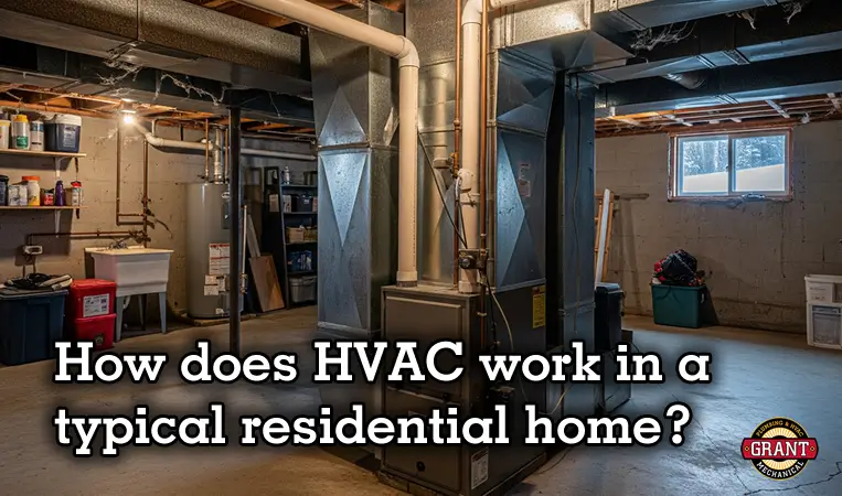 How does HVAC work in a typical home