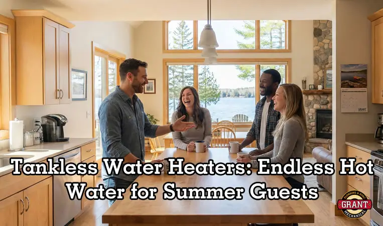 Tankless Water Heaters: Endless Hot Water for Summer Guests