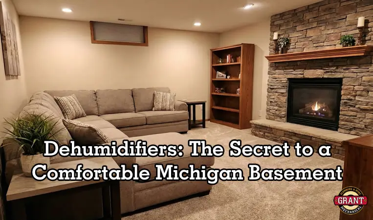 Dehumidifiers The Secret to a Comfortable Michigan Basement