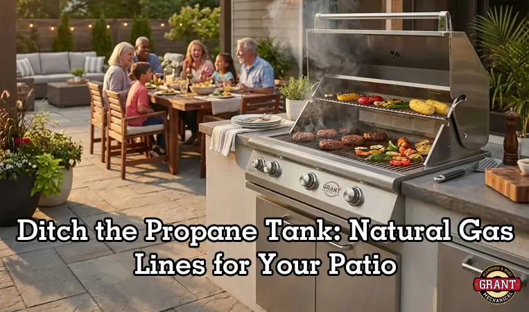 Ditch the Propane Tank: Natural Gas Lines for Your Patio
