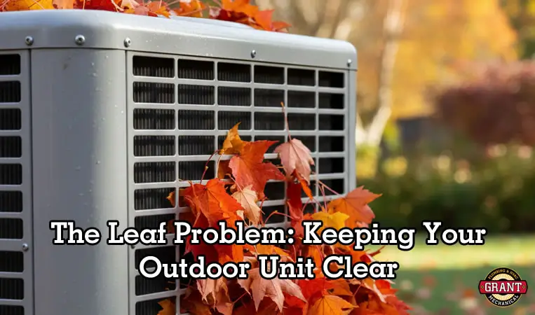 The Leaf Problem: Keeping Your Outdoor Unit Clear
