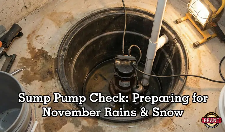 Sump Pump Check: Preparing for November Rains & Snow